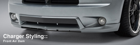 3D Carbon Urethane Front Air Dam 06-10 Dodge Charger